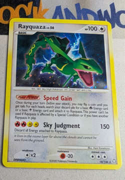 Rayquaza 14/146 Legends Awakened Pokemon Holo Very Lightly Played - Image 3