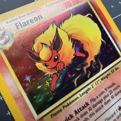 Pokemon TCG Flareon Jungle 3/64 Holo Unlimited Holo Rare - Image 4