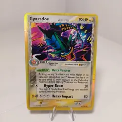 Gyarados Delta Species 8/110 Holon Phantoms Holo MP Pokemon TCG (Creases on foil - Image 1