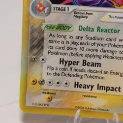 Gyarados Delta Species 8/110 Holon Phantoms Holo MP Pokemon TCG (Creases on foil - Image 5
