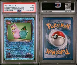 2002 Pokemon Legendary Collection Dark Slowbro Reverse Foil 8/110 Psa9 - Image 3