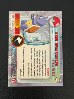Wartortle 08 Pokemon Topps Blue Logo - Image 2