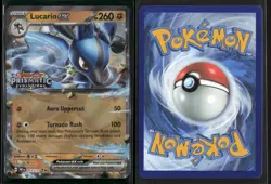 Lucario ex 051/131 Holo Double Rare Prismatic Evolutions NM/M Pokemon - Image 3