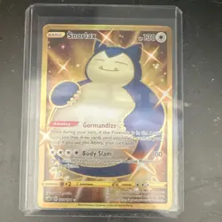 Pokemon Snorlax Secret Rare Full Art Holo 224/198 Sword & Shield Chilling Reign - Image 1