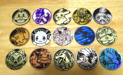 Lot of 15 Official Pokemon TCG Coins - Image 1