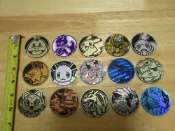 Lot of 15 Official Pokemon TCG Coins - Image 2