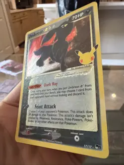 Pokemon TCG Umbreon Gold Star 17/17 Celebrations Classic Collection Nm/M - Image 2