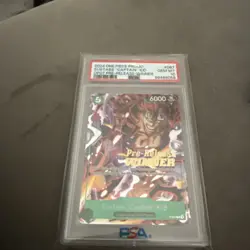 2024 One Piece Promo Eustass Captain Kid P-067 OP07 Pre-Release Winner PSA 10 - Image 1