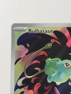 Pokemon TCG Bulbasaur IR 133/132 Mega Evolutions Stamped Promo Card Illustration - Image 2