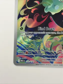 Pokemon TCG Bulbasaur IR 133/132 Mega Evolutions Stamped Promo Card Illustration - Image 5