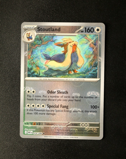 Pokemon Card - Stoutland 076/086 White Flare English Master Ball Reverse - NM ⭐ - Image 1