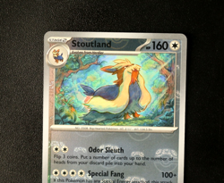 Pokemon Card - Stoutland 076/086 White Flare English Master Ball Reverse - NM ⭐ - Image 2