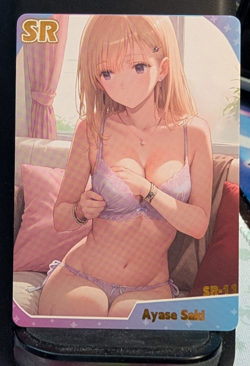 Ayase Saki SR-11 Genki Parade Goddess Story Card Waifu Anime - Image 1