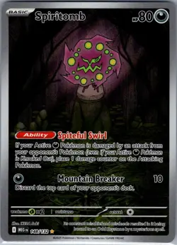 Spiritomb 148/132 ME01: Mega Evolution - Pokemon Card - NM - Image 1