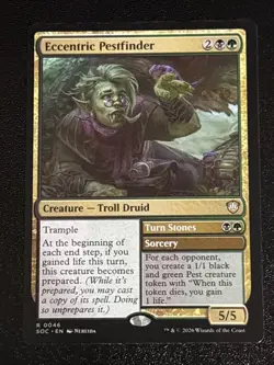 MTG Commander: Secrets of Strixhaven Eccentric Pestfinder 0046 NM Rare - Image 1