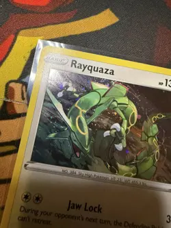 Pokemon TCG Rayquaza - SWSH029 Sword & Shield Black Star Promo NM W/Swirl - Image 2