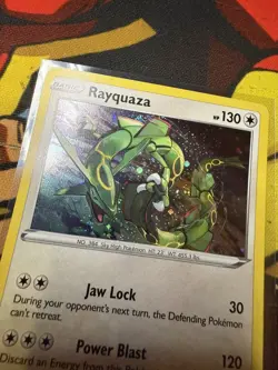 Pokemon TCG Rayquaza - SWSH029 Sword & Shield Black Star Promo NM W/Swirl - Image 3