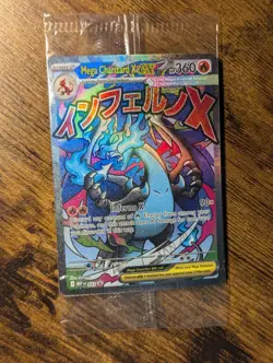 Pokemon 🔥 Mega Charizard X ex 023 Mega Evolution Promo Holo 💃🏽 Sealed Promo ✨ - Image 2