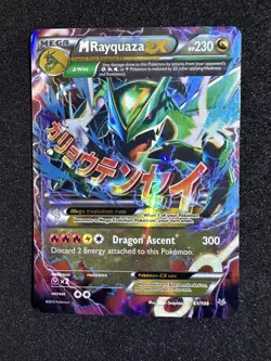 M Rayquaza EX 61/108 Holo EX Rare Roaring Skies Pokemon NM - Image 1