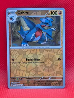 GABITE 095/182 C PARADOX RIFT POKEMON REVERSE HOLO NM/M GABITE - Image 1