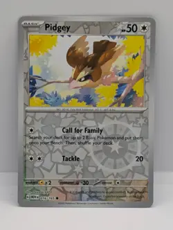 PIDGEY 016/165 C 151 POKEMON REVERSE HOLO NM/M PIDGEY - Image 1