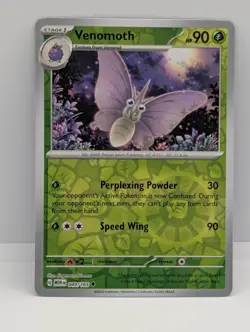 VENOMOTH 049/165 UC 151 POKEMON REVERSE HOLO NM/M VENOMOTH - Image 1