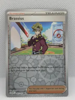 BRASSIUS 187/197 UC OBSIDIAN FLAMES POKEMON REVERSE HOLO NM/M BRASSIUS - Image 1