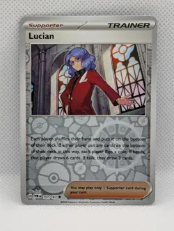 LUCIAN 157/167 UC TWILIGHT MASQUERADE POKEMON REVERSE HOLO NM/M LUCIAN - Image 1
