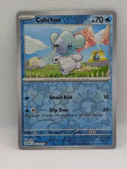CUBCHOO 053/197 C OBSIDIAN FLAMES POKEMON REVERSE HOLO NM/M CUBCHOO - Image 1