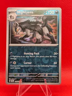 MIGHTYENA 114/167 UC TWILIGHT MASQUERADE POKEMON REVERSE HOLO NM/M MIGHTYENA - Image 1