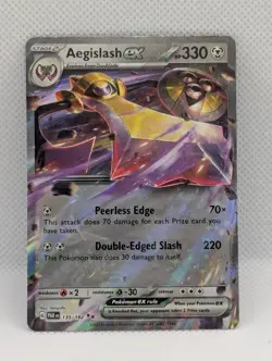 AEGISLASH EX 135/182 DOUBLE RARE PARADOX RIFT POKEMON NM/M - Image 1