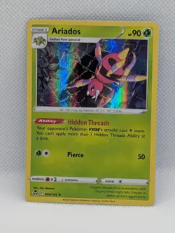 ARIADOS 004/195 HOLO R SILVER TEMPEST POKEMON HOLO NM/M - Image 1