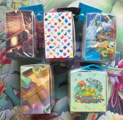 Pokemon Center Japan Deck Case 5 Set Deck Box Giovanni 151 Okinawa Sonia Celebi - Image 2