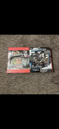 Pokemon Scarlet & Violet Black Bolt White Flare Binder Poster Collection Box - Image 1