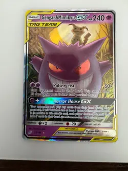 Gengar & Mimikyu GX 53/181 - Sun & Moon - Team Up - Pokemon TCG - Image 1