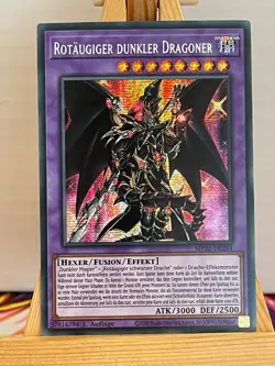 Rotaugiger Dunkler Dragoner MP22-DE264 Secret-Rare Deutsch NM YUGIOH - Image 1