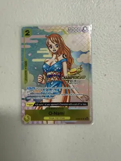 O-Nami CS 25-26 Championship Event Pack One Piece OP06-101 Nami Promo - Image 1