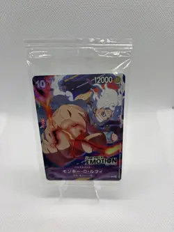 Monkey D. Luffy P-041 P Emotion Exhibition PROMO SEALED ONE PIECE TCG - Image 1