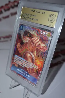 Monkey D. Luffy / 2023 One Piece EN / OP02-062SR / Paramount War GSG 9.5 - Image 1