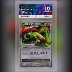 ACE 10 - Flygon LV.X Bonds to the End of Time 073/090 1st Edition Pokemon Card - Image 1
