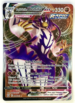 Pokemon Card Rapid Strike Urshifu VMAX 088/163 Battle Styles Full Art - Image 1