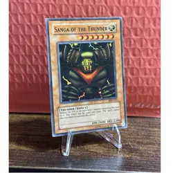 Sanga of the Thunder MRD-025 Yu-Gi-Oh! CCG Thunder Effect Card English 1996 - Image 1