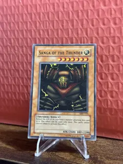 Sanga of the Thunder MRD-025 Yu-Gi-Oh! CCG Thunder Effect Card English 1996 - Image 2