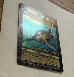 Bandai Digimon Trading Card Series 3 Submarimon Bo-126 Holo Foil Rare MP - Image 2