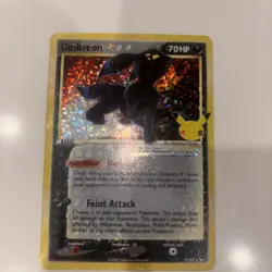 Umbreon Gold Star - 17/17 - Ultra Rare - Celebrations - Pokemon Card - NM - Image 1