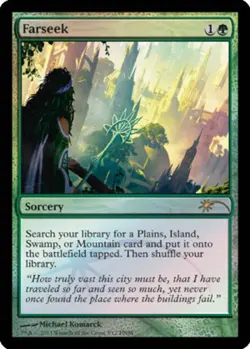 1 x Farseek - Foil FNM 2013 - Unique & Misc. Promos - Heavy Play - MTG - Image 1