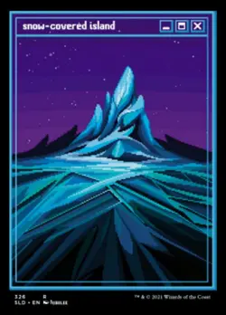 1 x Snow-Covered Island (326) - Secret Lair - NM-Mint - MTG - Image 1