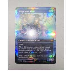 MTG - FIC - Snapcaster Mage (Borderless) #469 - Track Foil NM/M - Image 1