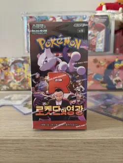 Pokemon TCG Korean Glory of Team Rocket Booster Box Korean - Image 1