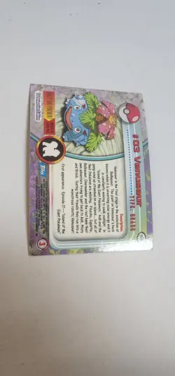 2000 Topps Chrome Pokemon Series 1 #03 Venusaur - Image 4